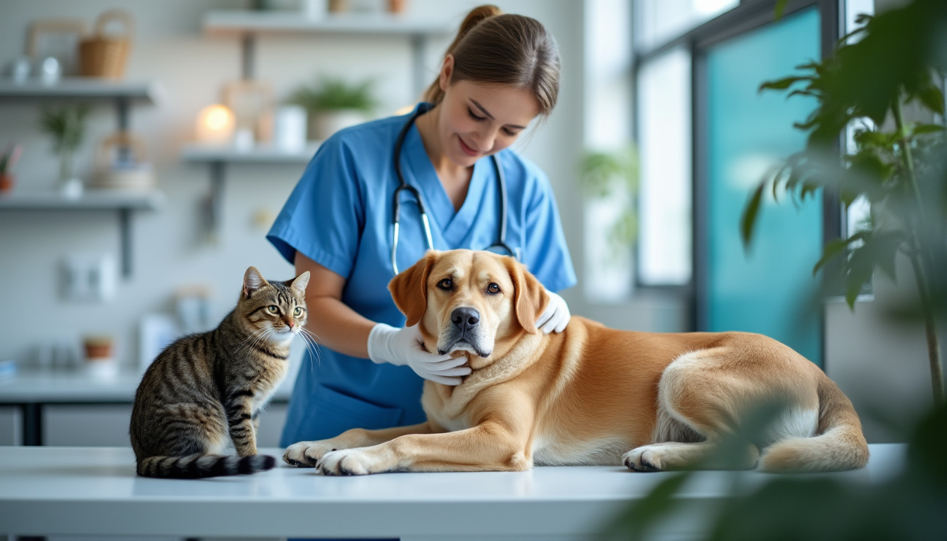 Kedi ve köpek için veteriner bakımı