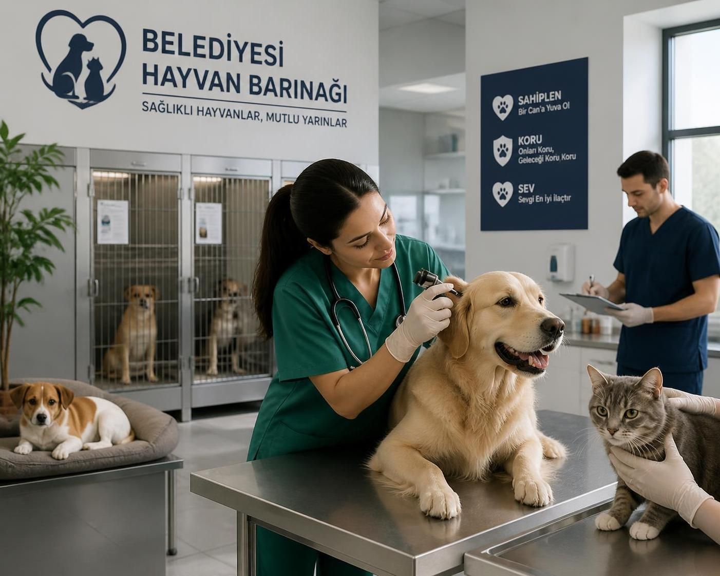 belediyenin veteriner hizmetleri hakkında bilgi edinin; hayvan sağlığını korumak ve geliştirmek için sunulan imkanlar, aşılar, tedavi hizmetleri ve daha fazlası.