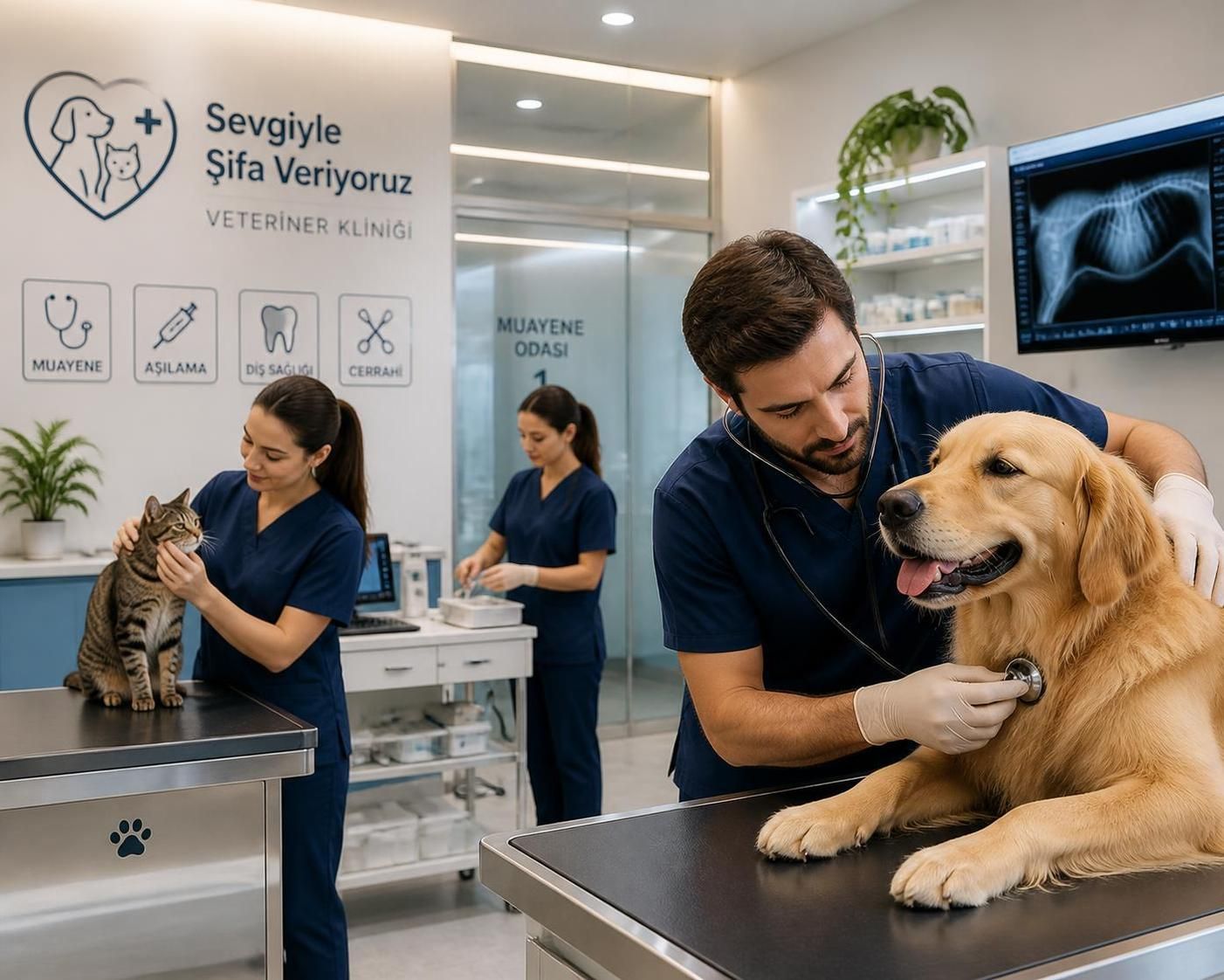 can veteriner kliniği, evcil hayvanlarınızın sağlığı ve mutluluğu için güvenilir ve profesyonel veterinerlik hizmetleri sunmaktadır.