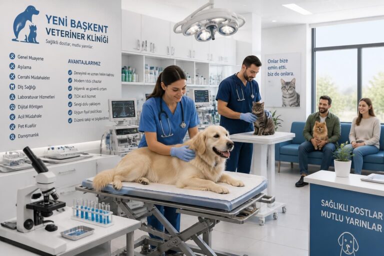 yeni başkent veteriner kliniği, evcil hayvanlarınız için profesyonel sağlık hizmetleri sunar. uzman ekip, kapsamlı bakım ve uygun fiyat avantajlarıyla yanınızda.
