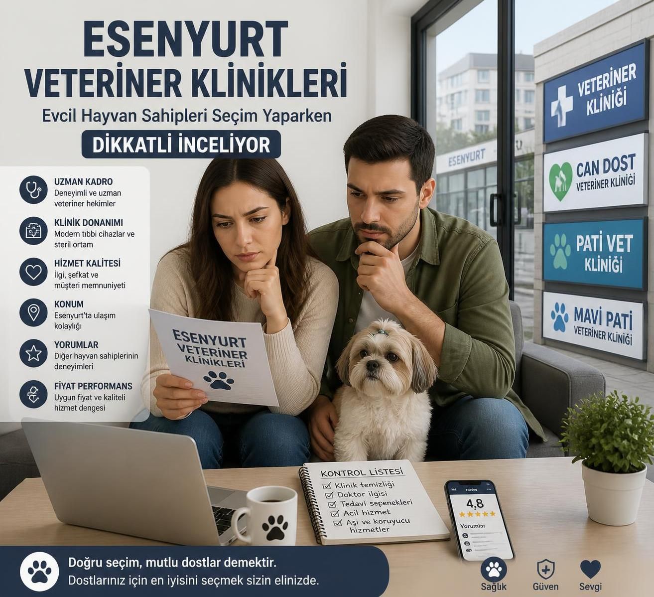 esenyurt veteriner kliniğimiz, evcil hayvanlarınızın sağlığı için güvenilir ve profesyonel hizmetler sunar. acil bakım, aşılar ve rutin kontroller için bizi tercih edin.